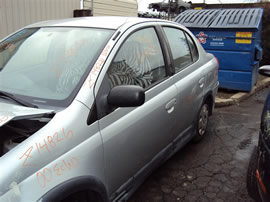 2002 TOYOTA ECHO, 1.5L AUTO 4DR,COLOR SILVER, STK Z14826